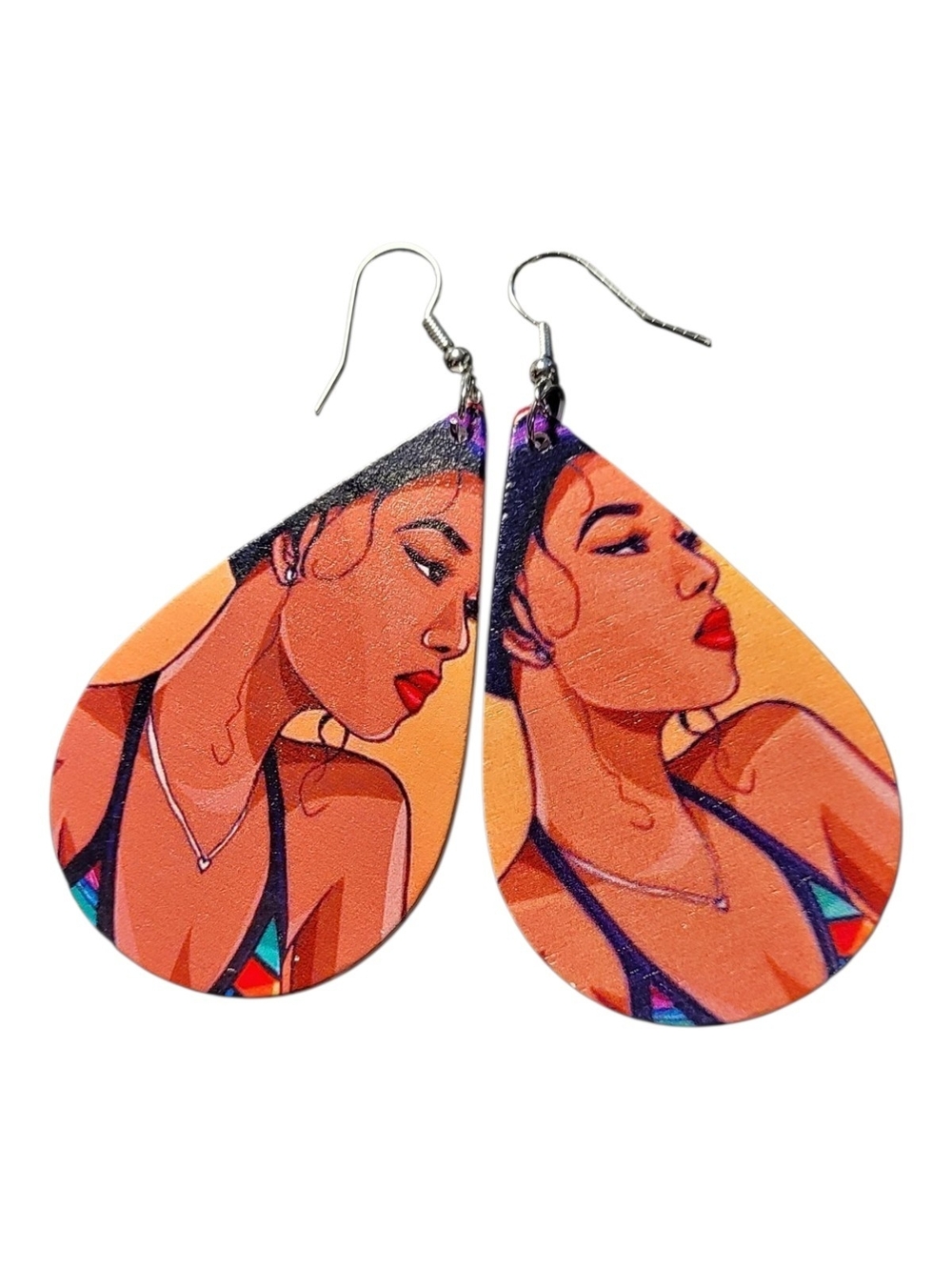 🥳5/$25!🥳 Unique Teardrop Portrait Earrings